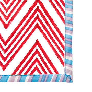 Zig Zag Rectangle Placemat - Set of Four