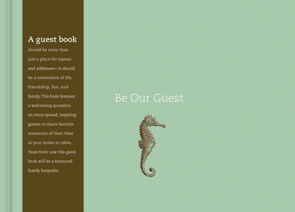 Be Our Guest - Coastal Guest Book