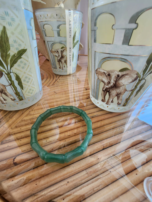 Bracelet - Emerald Green Bamboo