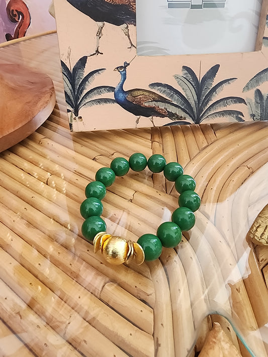 Bracelets - Green Candace 12mm