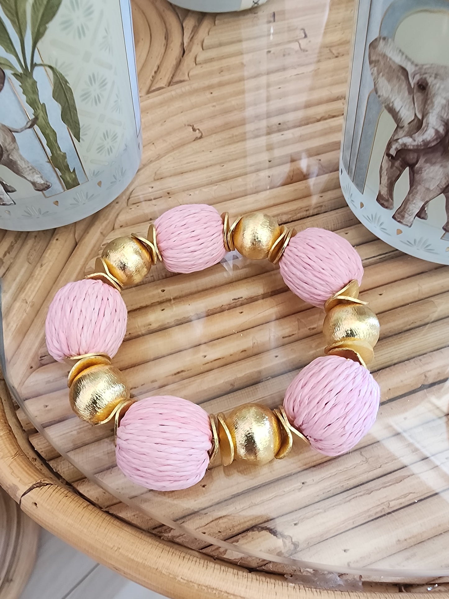 Bracelets Natural Raffia