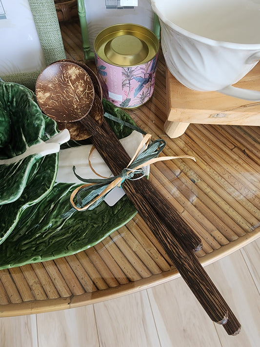 Coconut Shell + Mango Spoons - Set of Three