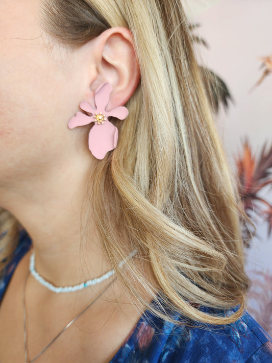 Earrings - Polymer Clay Flowers