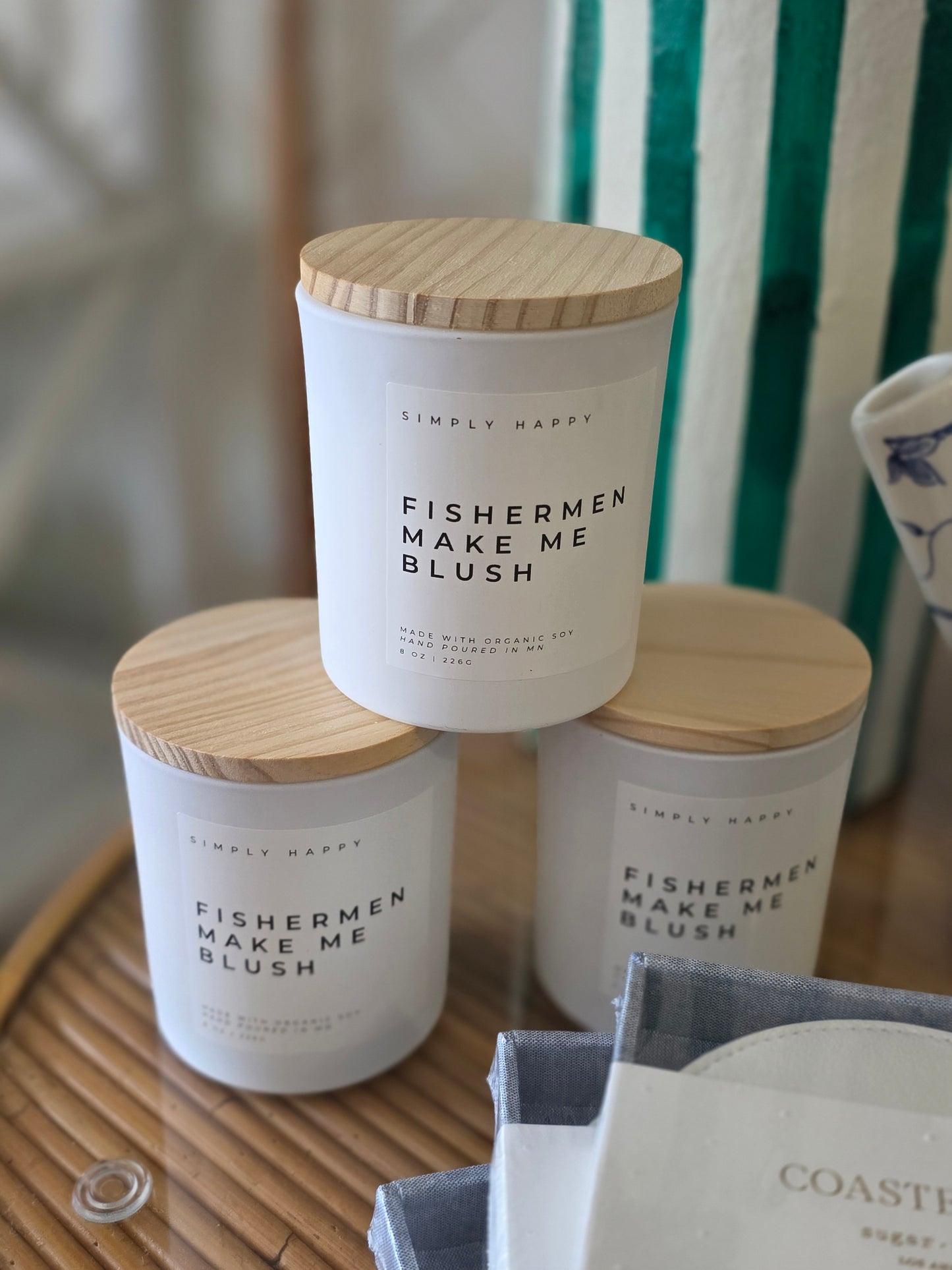 Fishermen Make Me Blush I Soy Candle