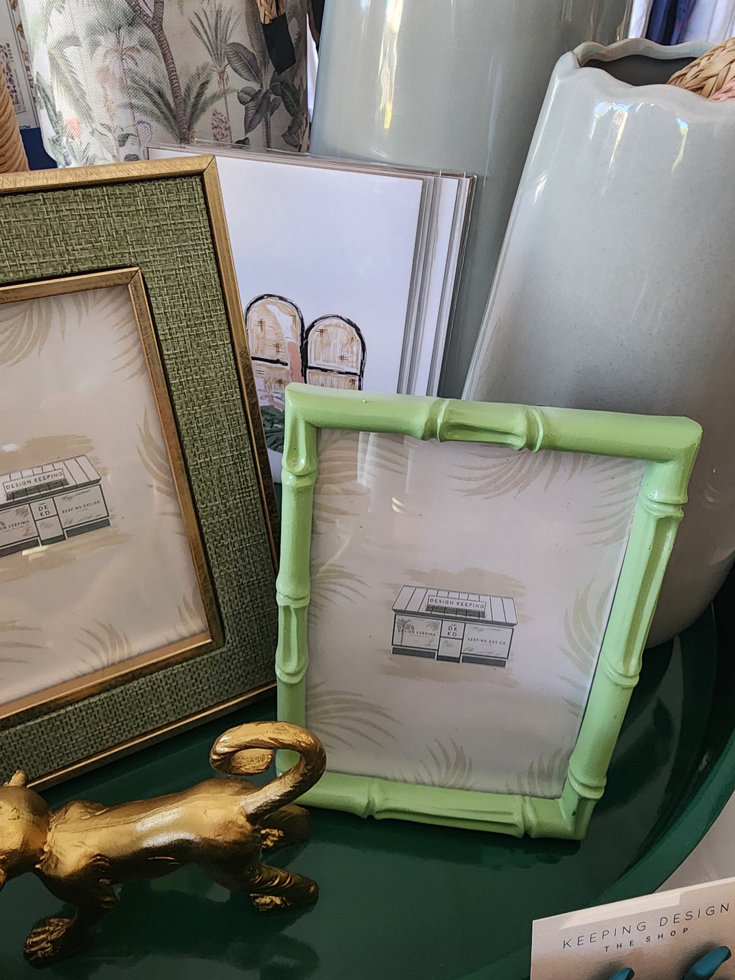 Green Bamboo Photo Frame