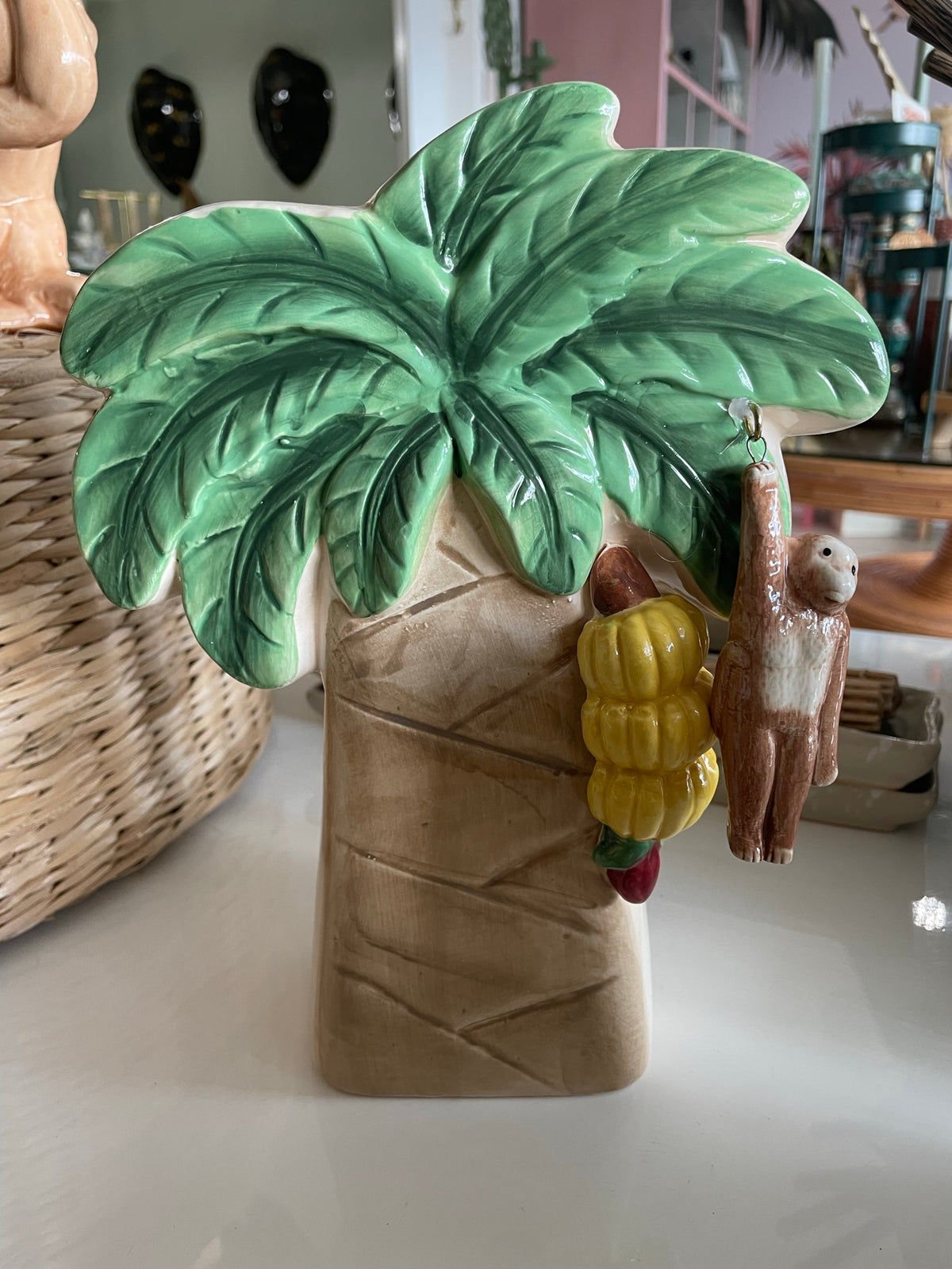 Ceramic Palm Tree Vases