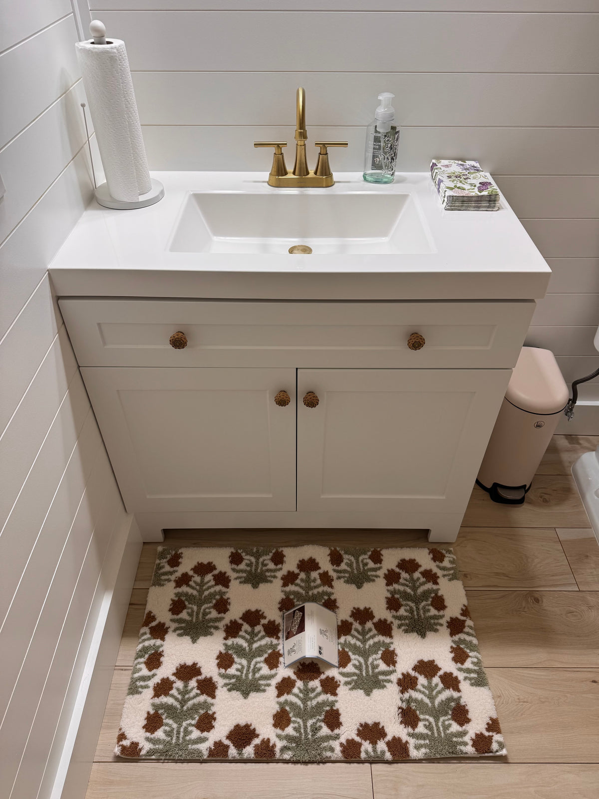 Floral Bath Rug