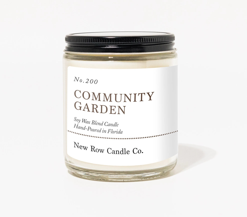New Row Candle Co - Wood Wick Candle