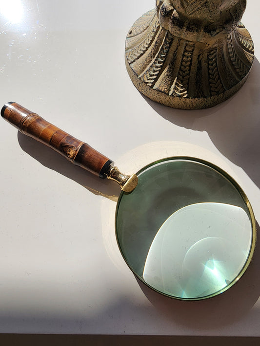 Wood Handle Magnifying Glass