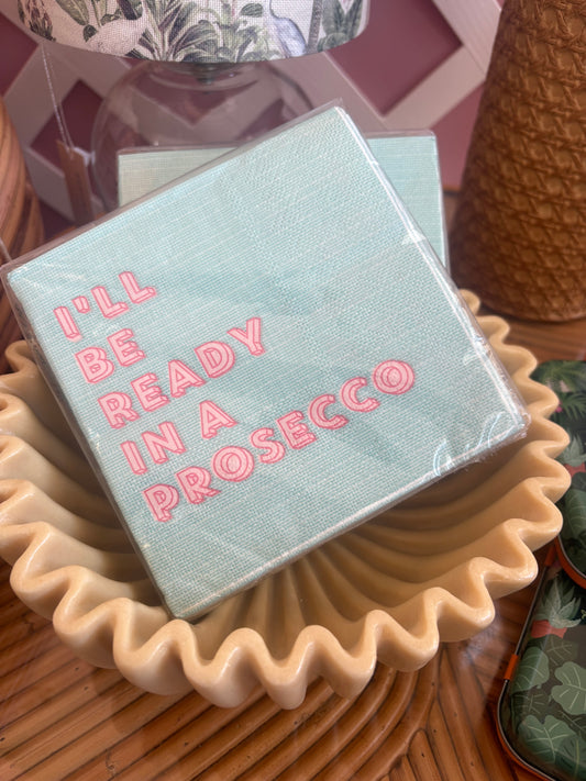 Beverage Napkins - Prosecco