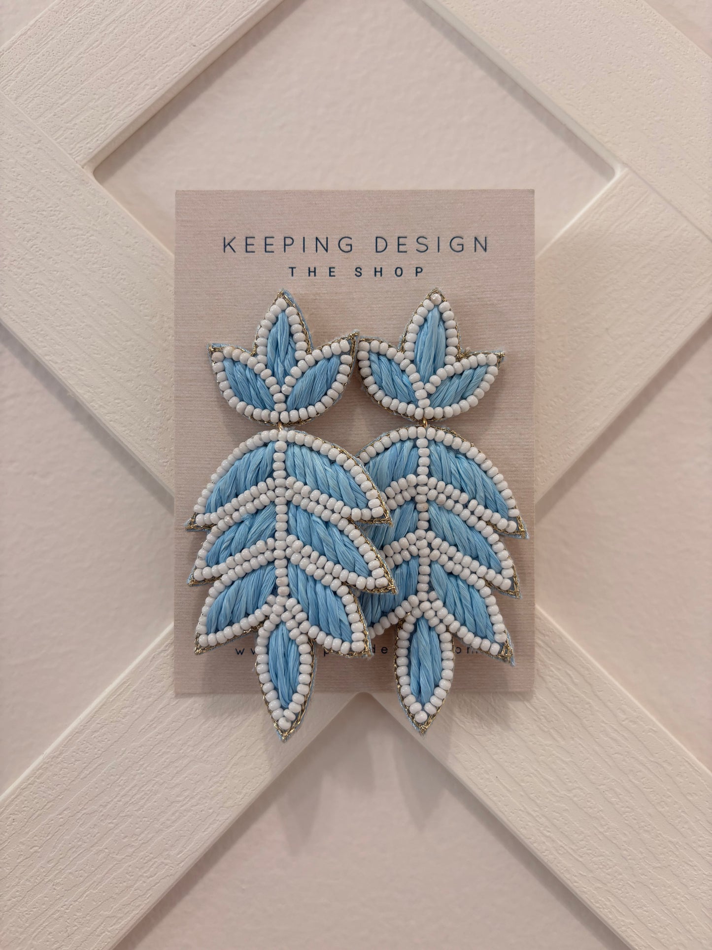 Earrings - Lilly Raffia