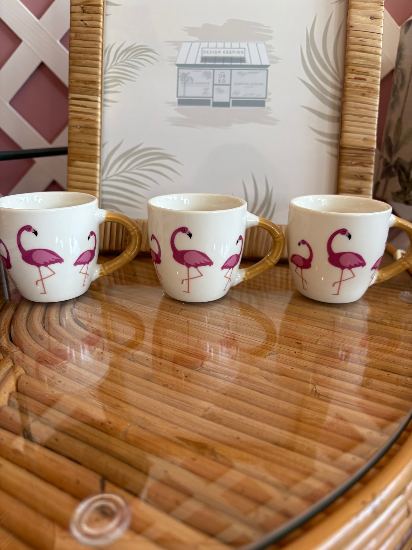 Pretty Pink Espresso Mugs