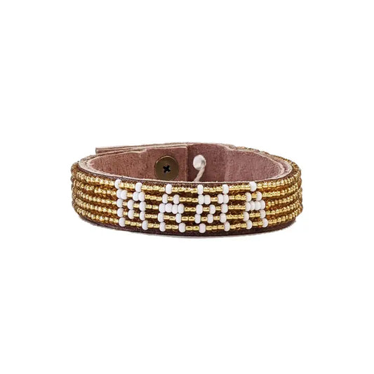 Swahili Bracelet - Small Gold Mama