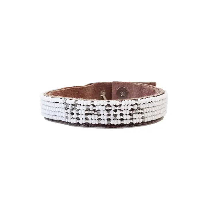 Swahili Bracelet - Small Silver Mama