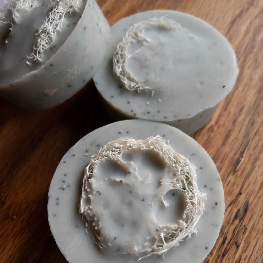 Ash House Bar Soap w/ Mesh Holder
