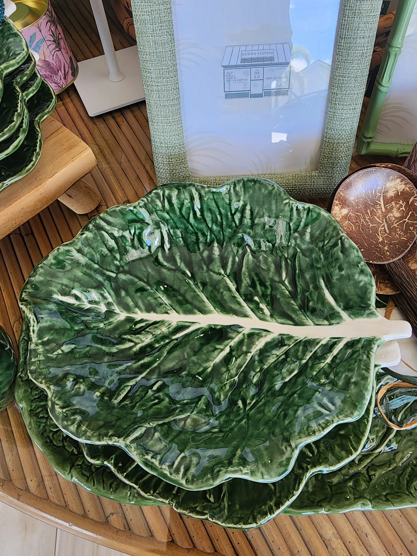 Cabbage Embossed Stoneware - Bowl