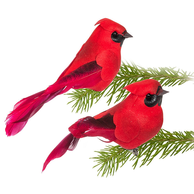 Christmas Cardinal Ornament Clip