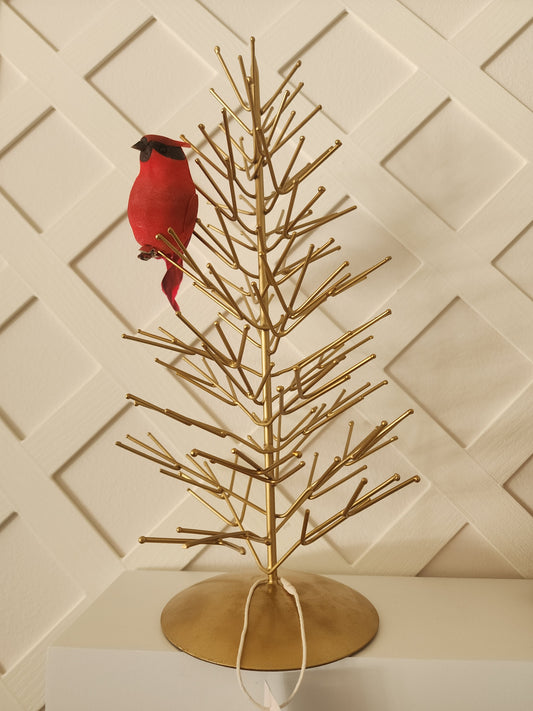 Christmas Cardinal Ornament Clip