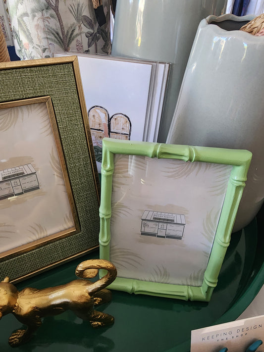 Green Bamboo Photo Frame