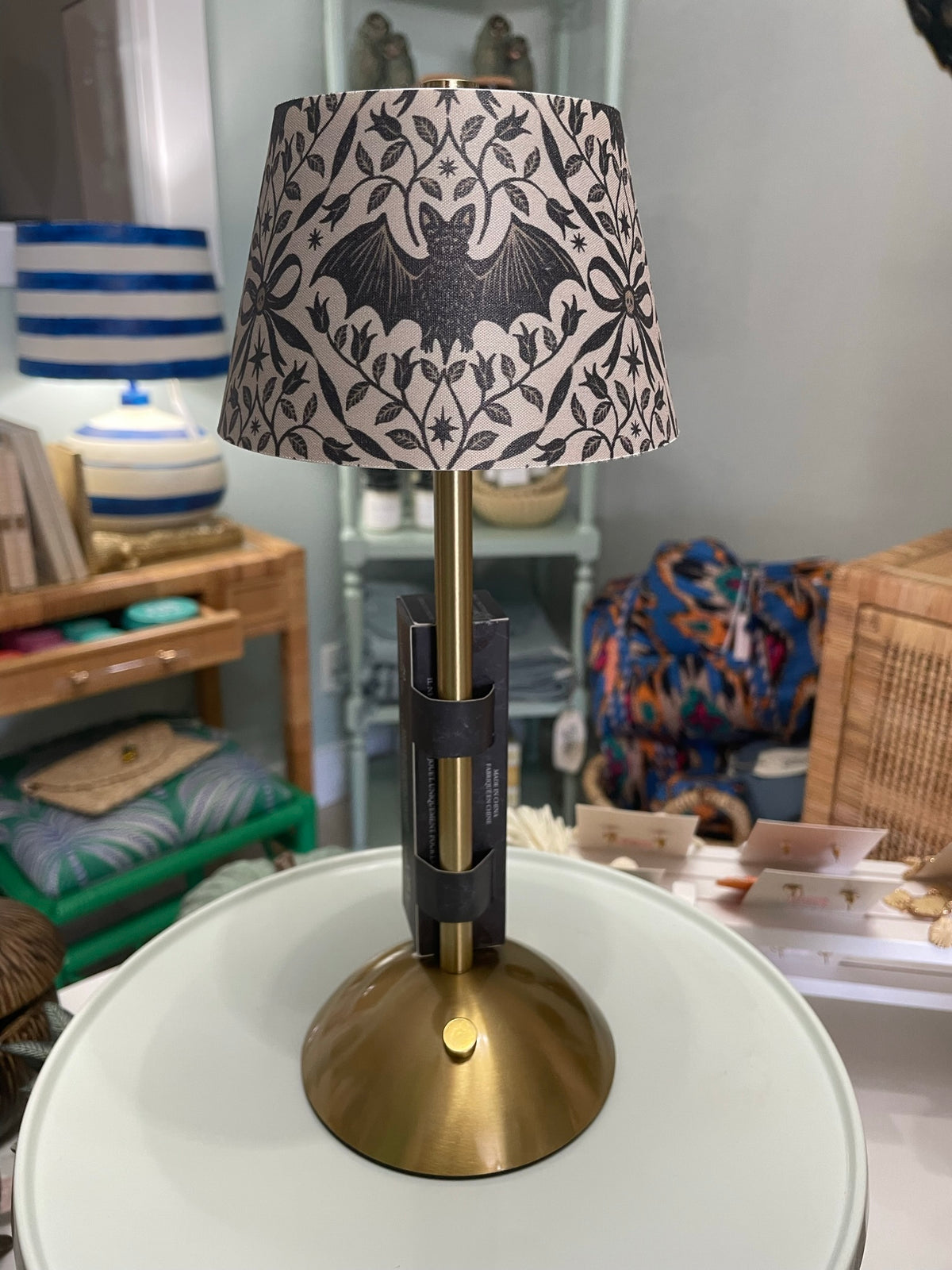 Bat + Bow Rechargeable Touch Lamp