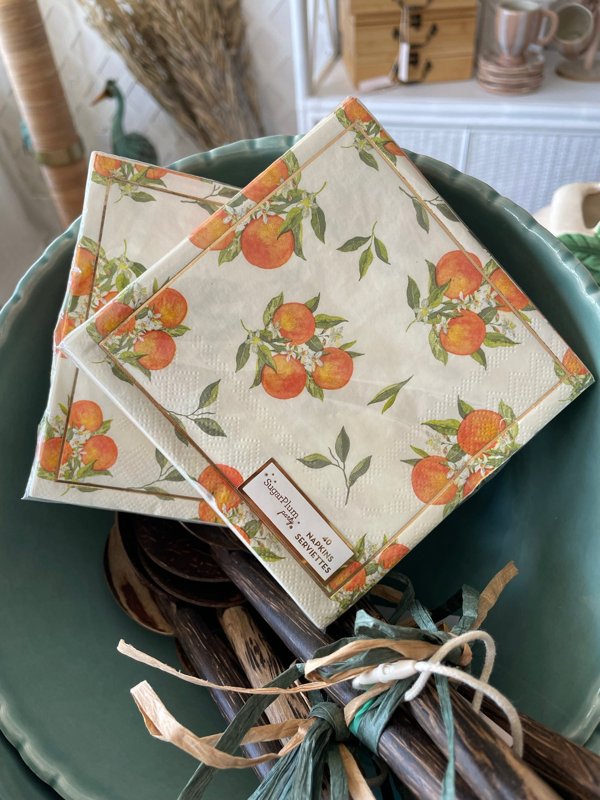 Oranges Cocktail Napkins
