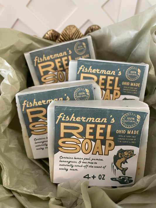 Ash House I Reel Soap Fisherman’s Scrub Bar