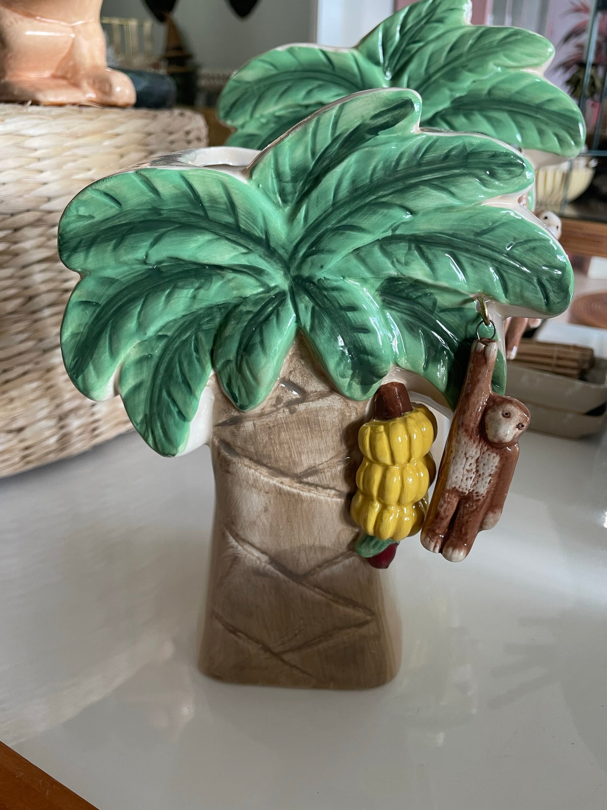 Ceramic Palm Tree Vases