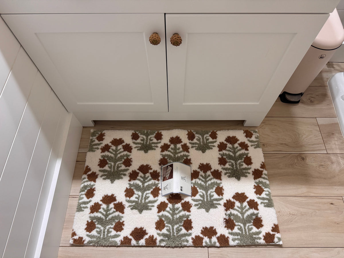 Floral Bath Rug