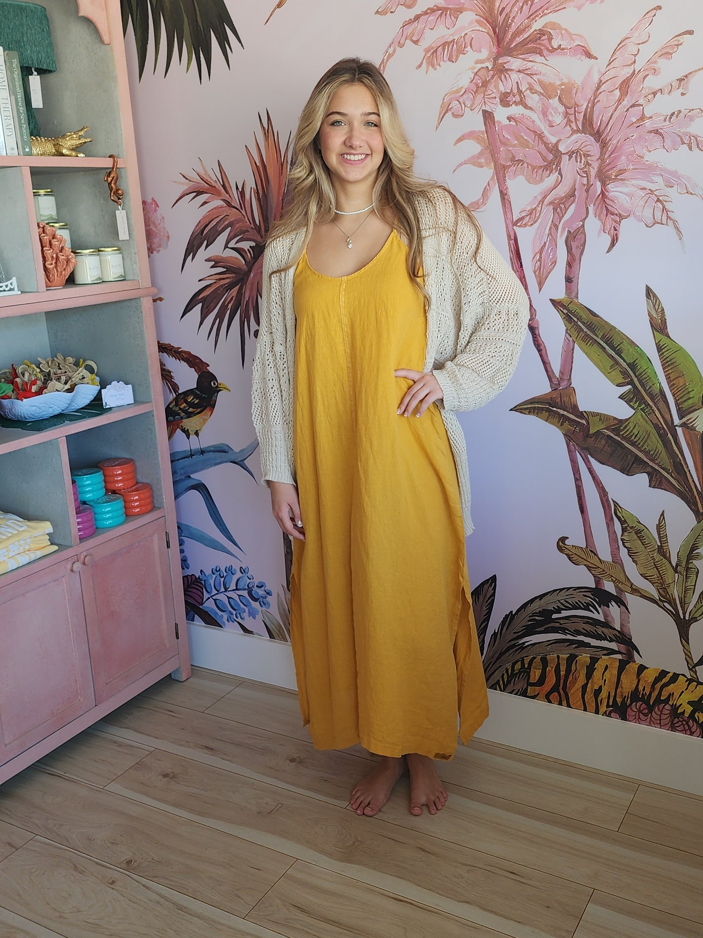 Linen Dress - Amalfi Cami