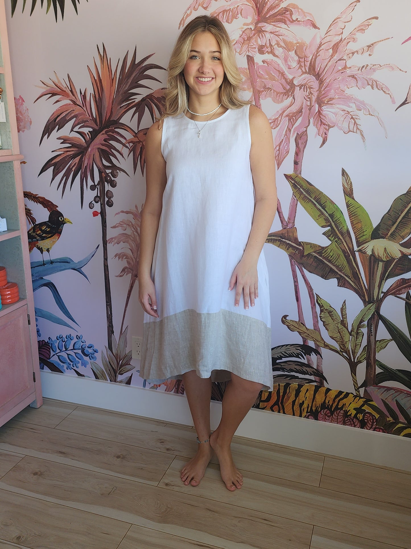 Linen Dress - Royal Toscana