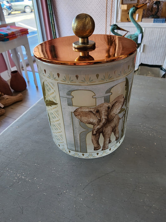 Ninety Six Candle - Antique Brass + Copper Lid