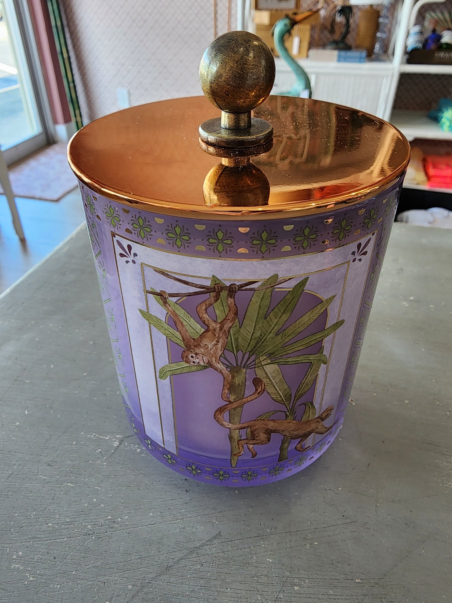 Ninety Six Candle - Antique Brass + Copper Lid