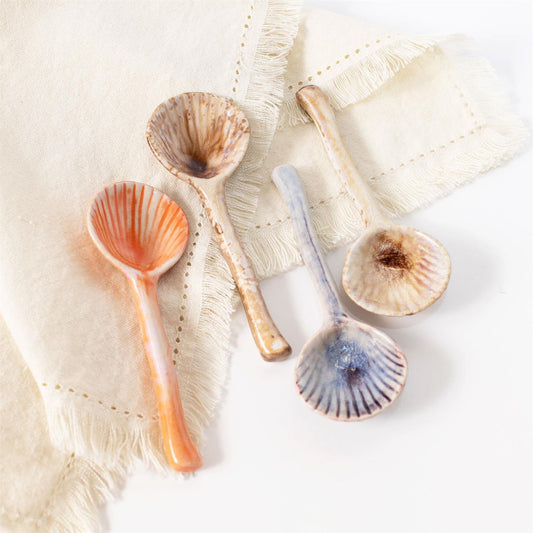 Scallop Shell Spoon Set