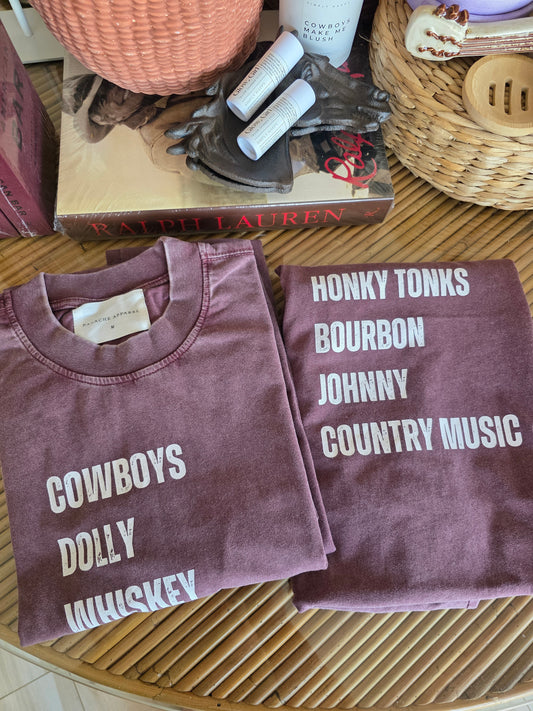 Western List Tee
