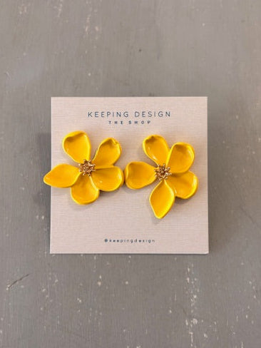 Earrings - Polymer Clay Flowers