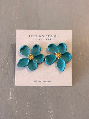 Earrings - Polymer Clay Flowers