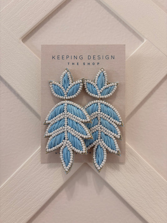 Earrings - Lilly Raffia