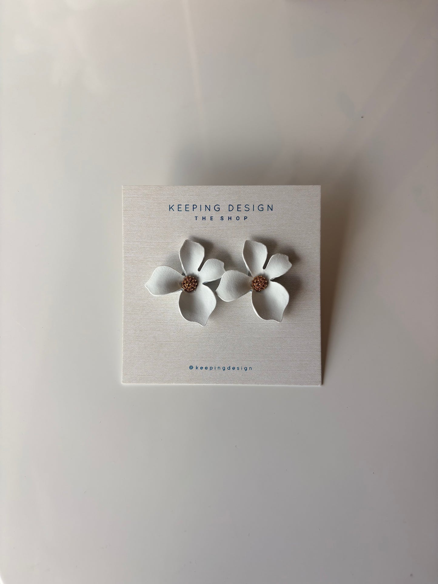 Earrings - Small Polymer Clay Flowers