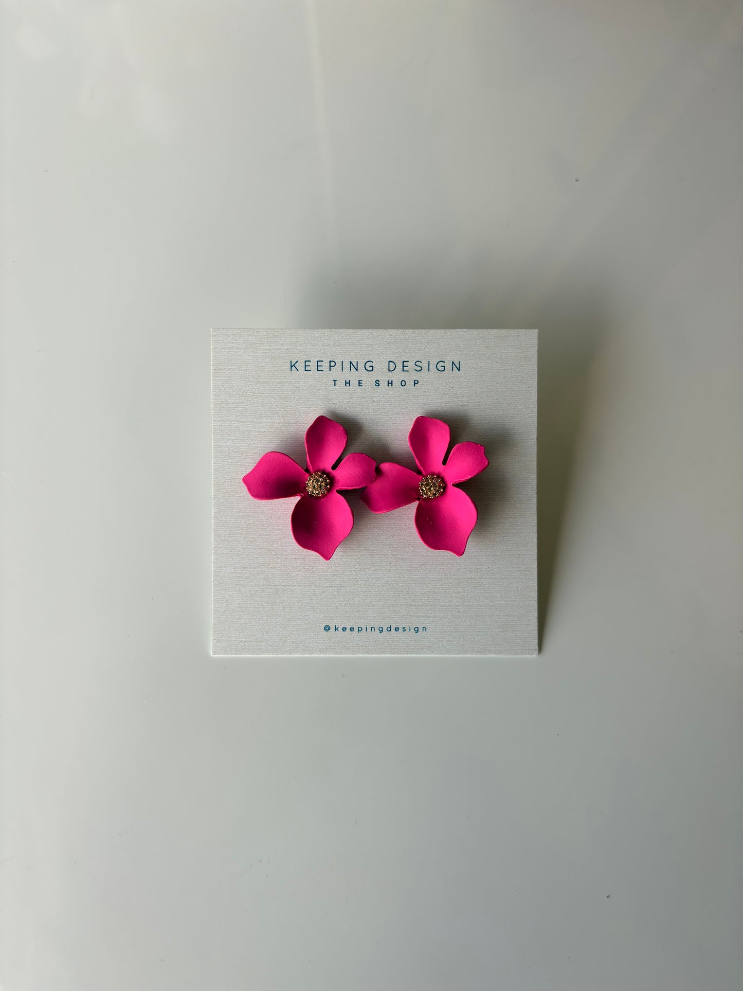 Earrings - Small Polymer Clay Flowers