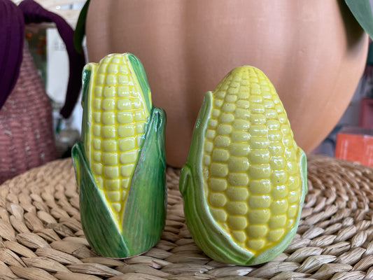 Vintage Ceramic Corn Shaker Set