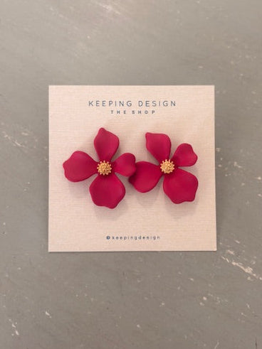 Earrings - Polymer Clay Flowers