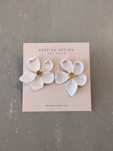 Earrings - Polymer Clay Flowers