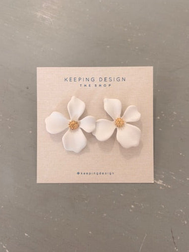 Earrings - Polymer Clay Flowers