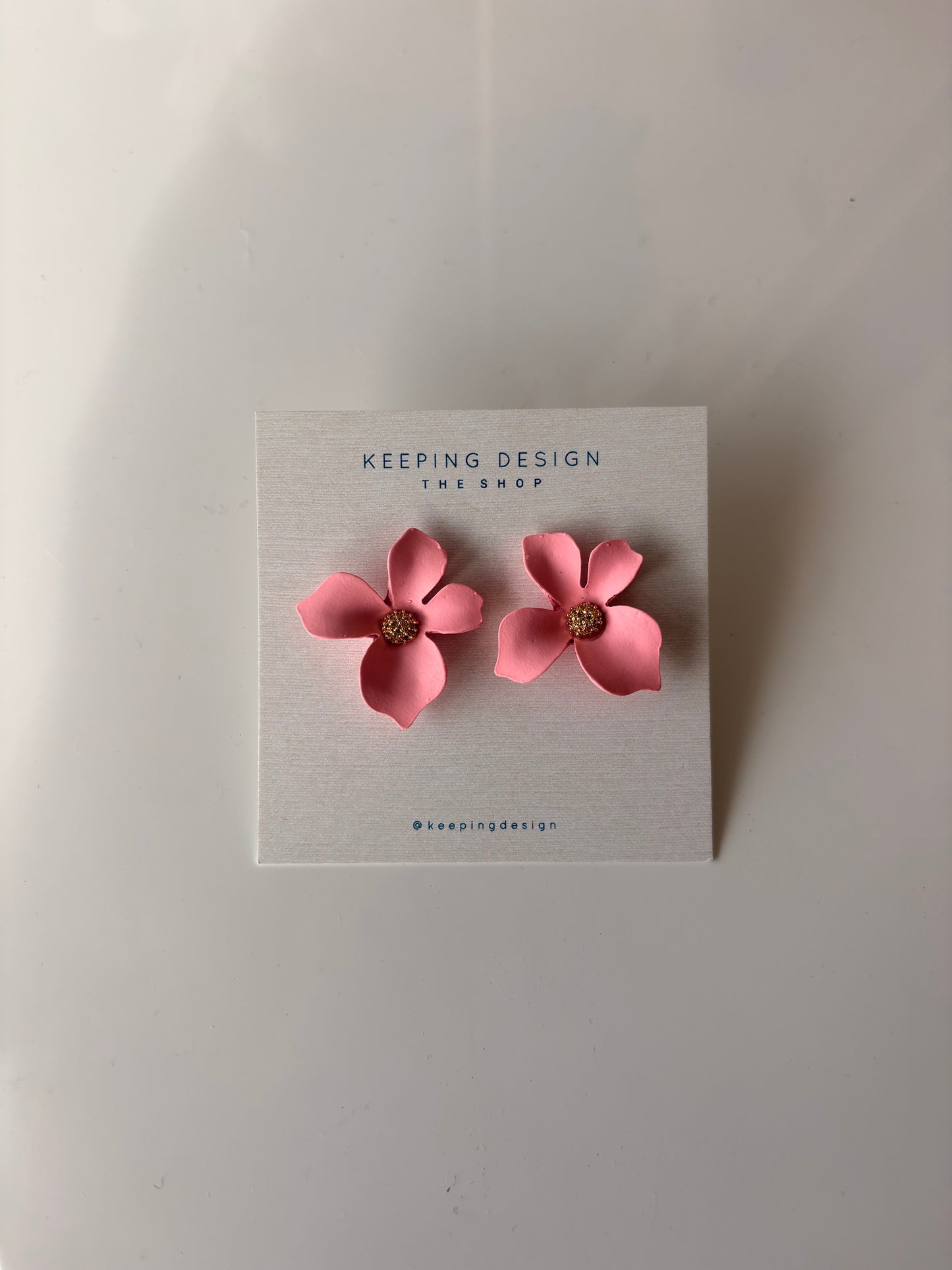 Earrings - Small Polymer Clay Flowers