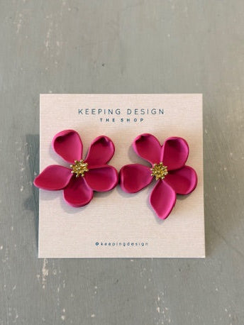 Earrings - Polymer Clay Flowers